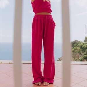 DAILY DRILLS TERRY CLOTH RESORT PANTS